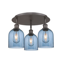 Ballston Semi-Flush Mount Satin Nickel