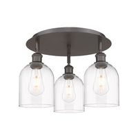 Ballston Semi-Flush Mount Satin Nickel