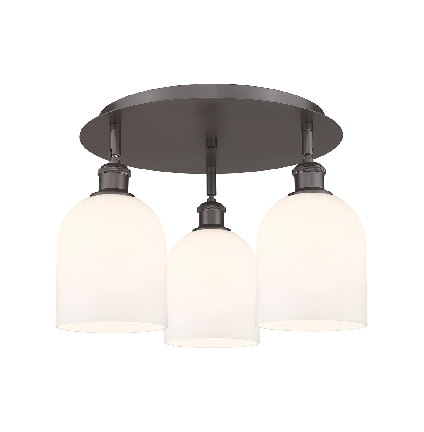 Ballston Semi-Flush Mount Satin Nickel