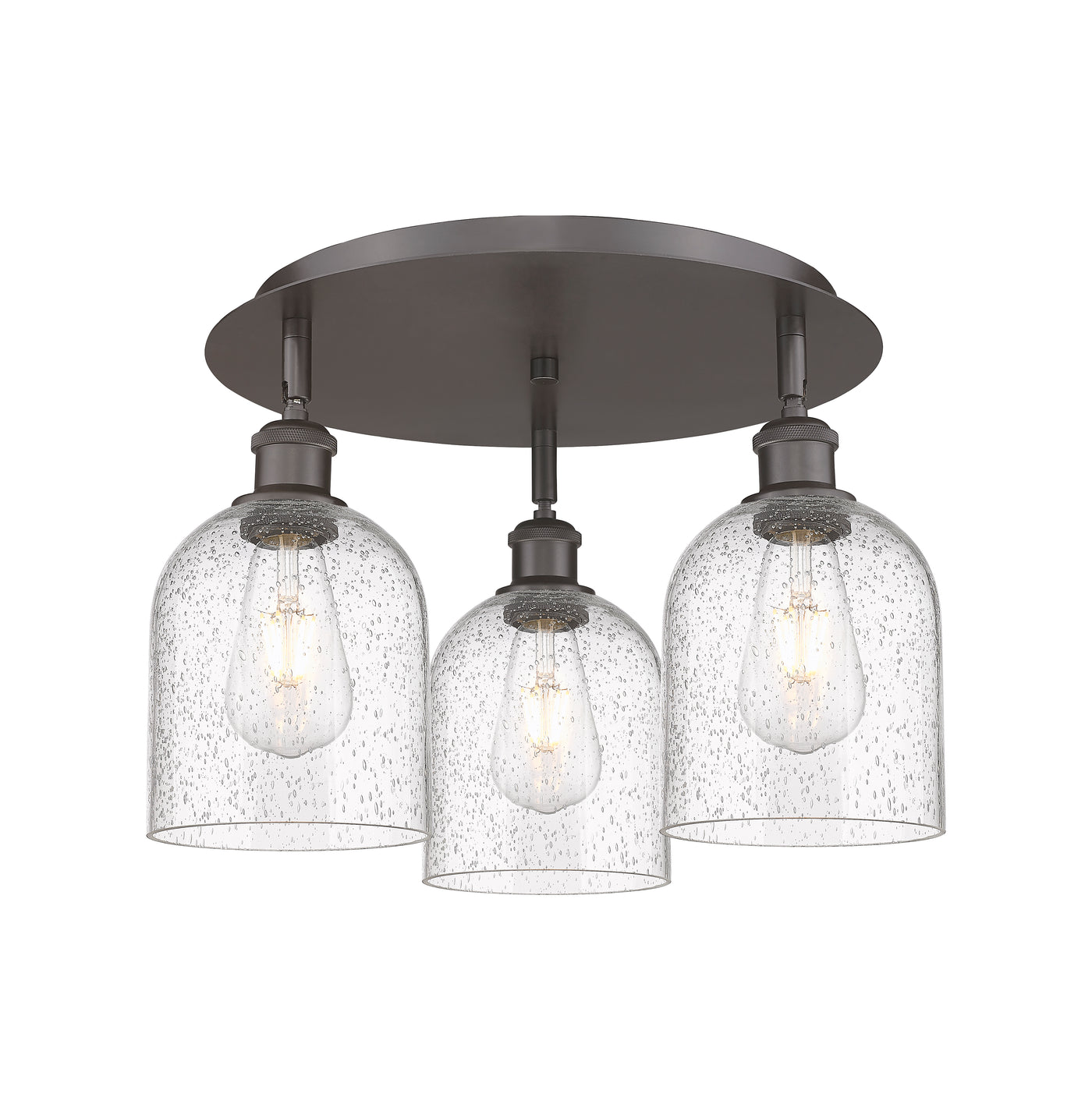Ballston Semi-Flush Mount Satin Nickel