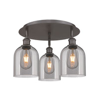 Ballston Semi-Flush Mount Satin Nickel