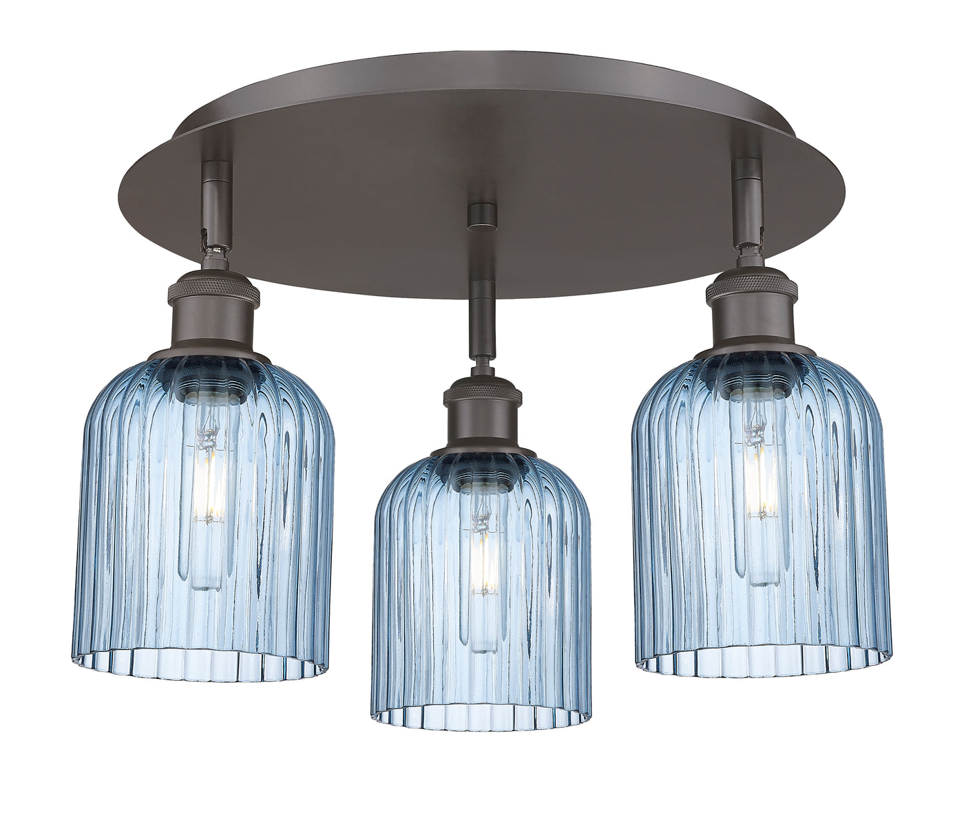 Ballston Semi-Flush Mount Satin Nickel