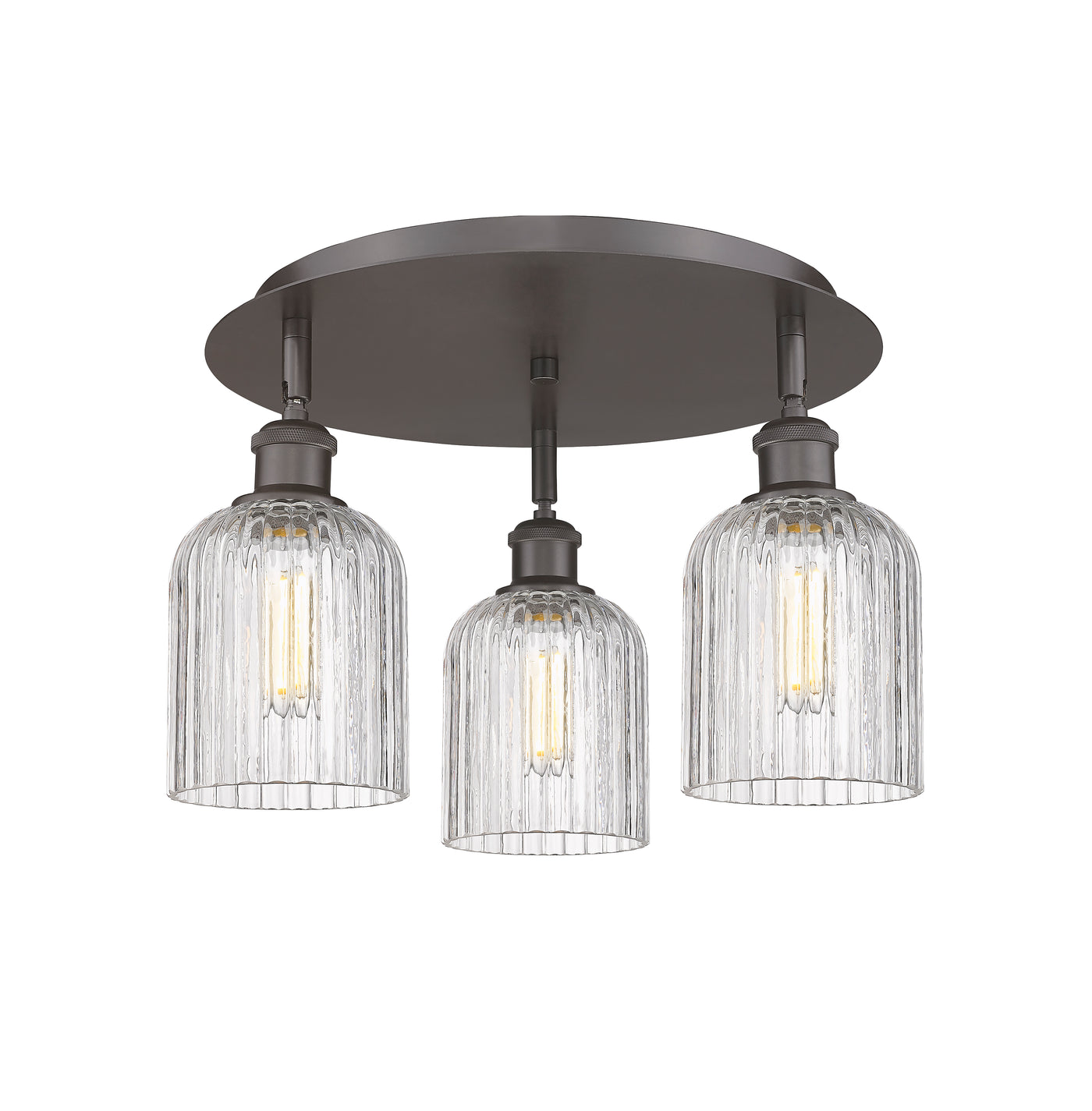 Ballston Semi-Flush Mount Satin Nickel