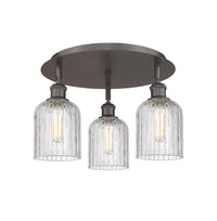 Ballston Semi-Flush Mount Satin Nickel
