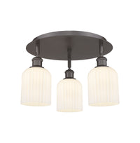 Ballston Semi-Flush Mount Satin Nickel