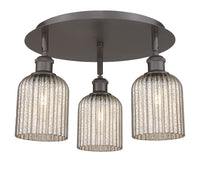 Ballston Semi-Flush Mount Satin Nickel