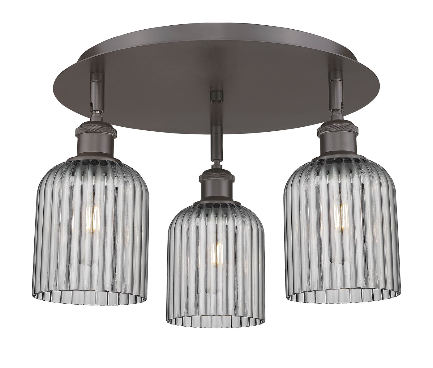 Ballston Semi-Flush Mount Satin Nickel