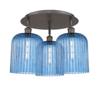 Ballston Semi-Flush Mount Satin Nickel