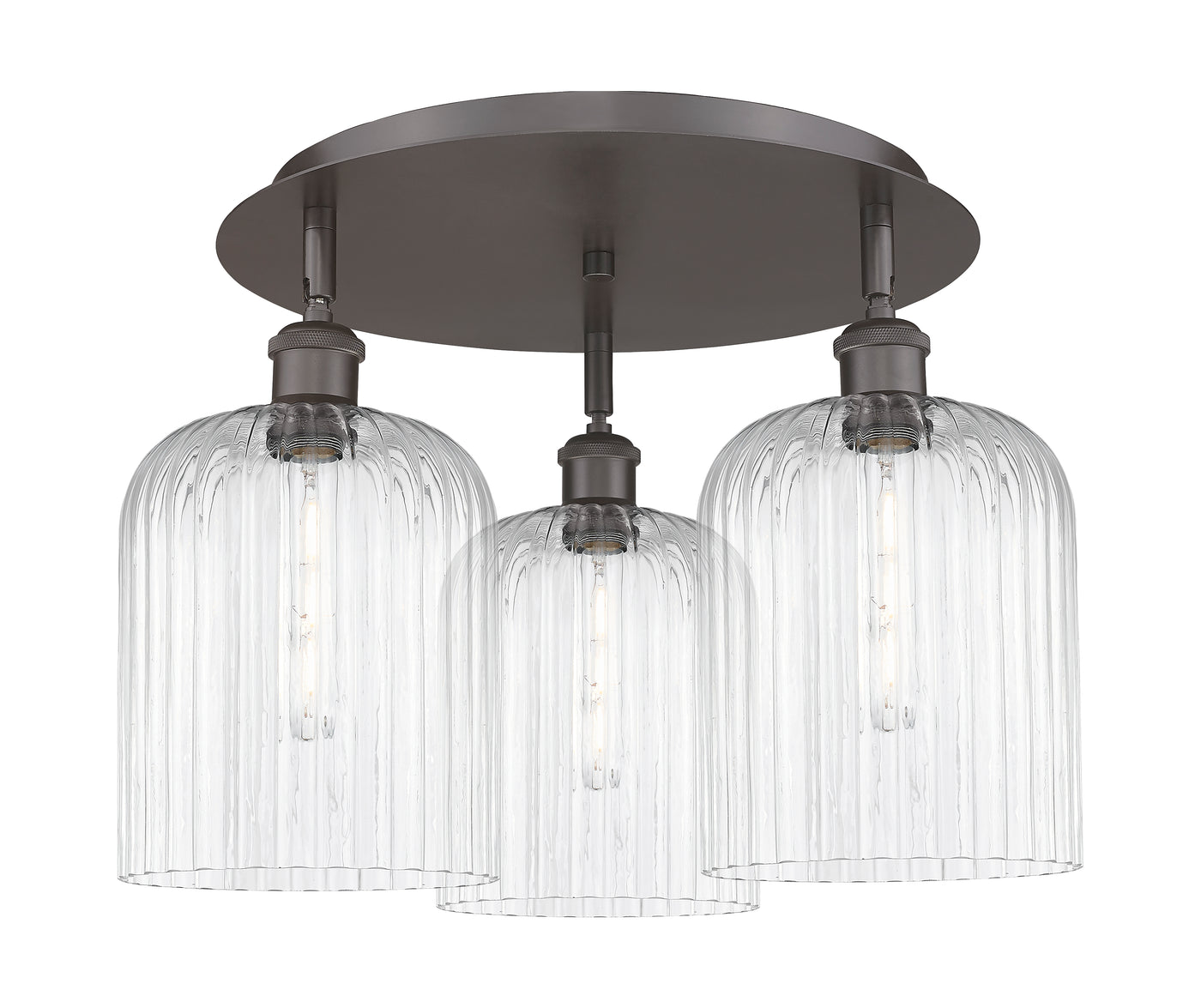 Ballston Semi-Flush Mount Satin Nickel