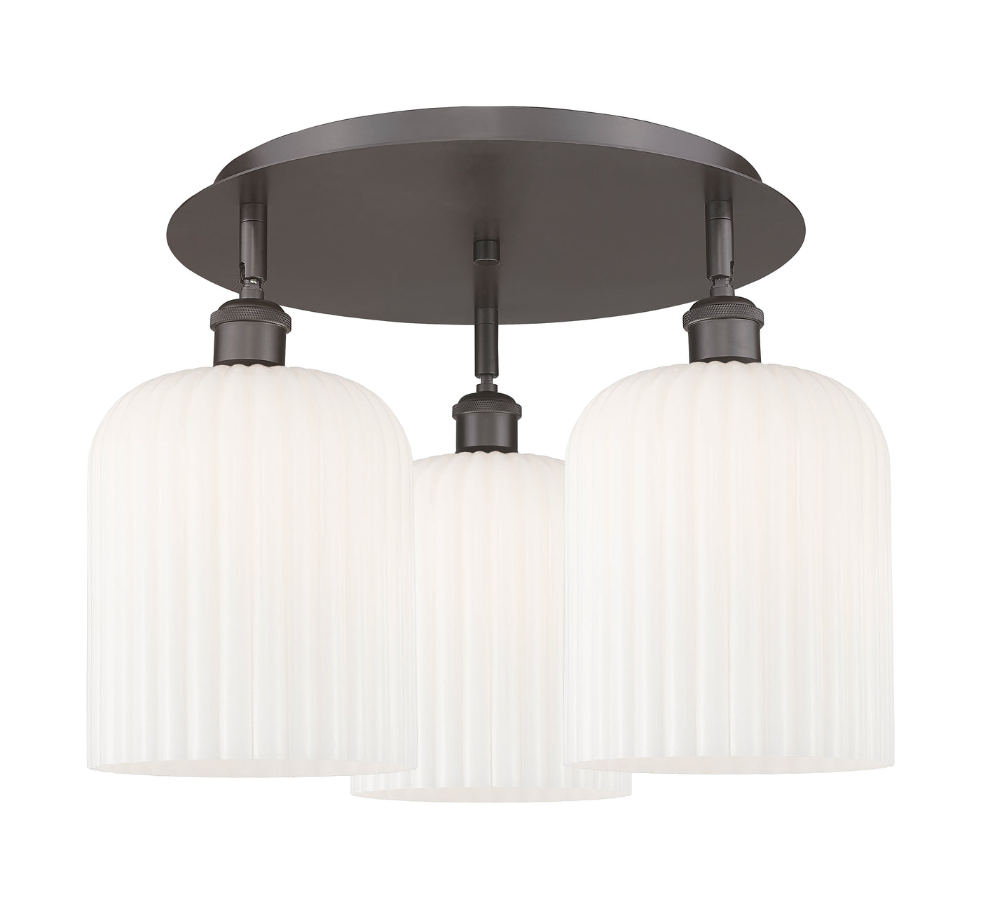 Ballston Semi-Flush Mount Satin Nickel
