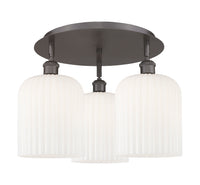 Ballston Semi-Flush Mount Satin Nickel