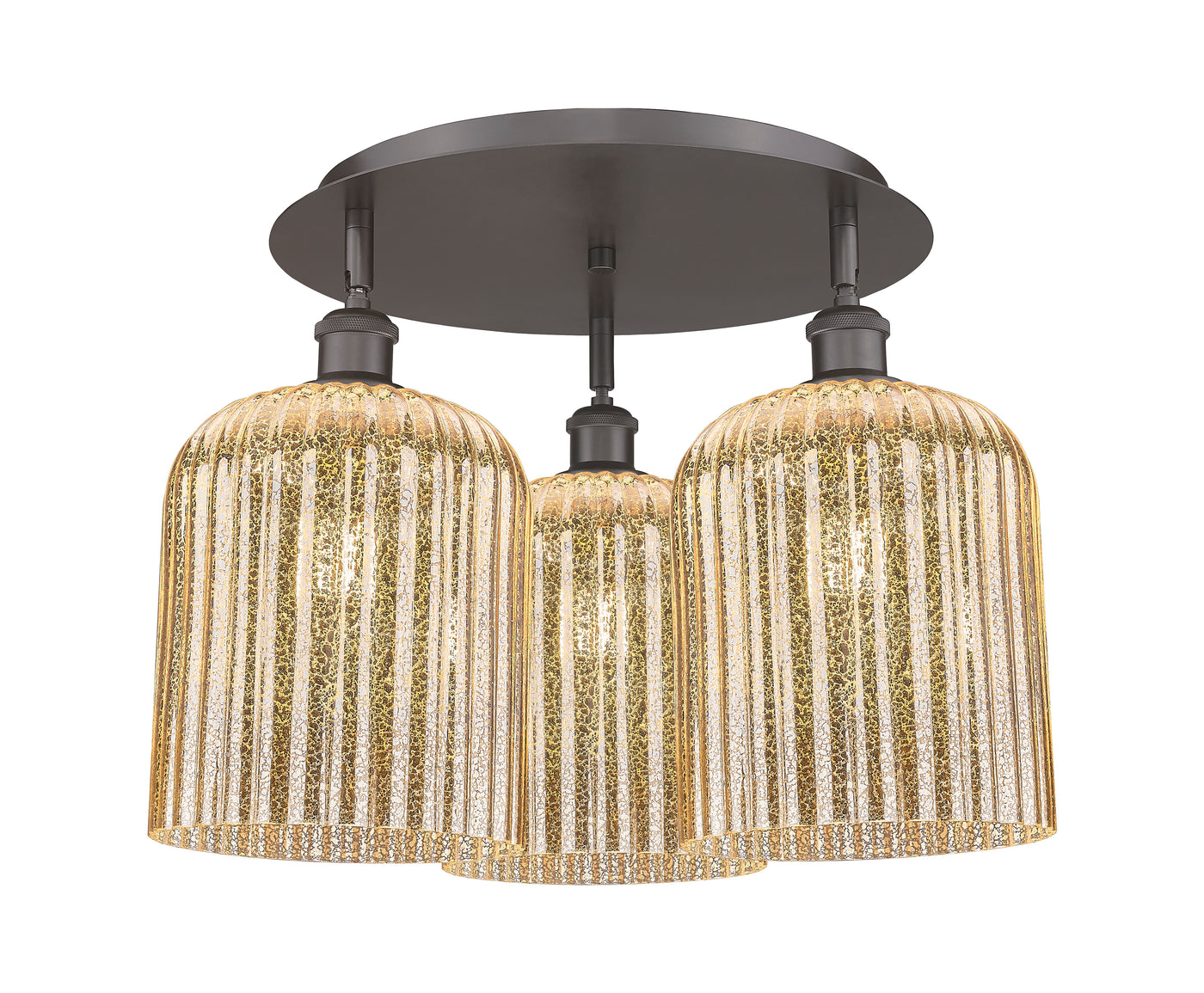 Ballston Semi-Flush Mount Satin Nickel