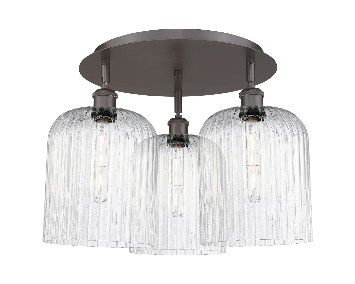 Ballston Semi-Flush Mount Satin Nickel