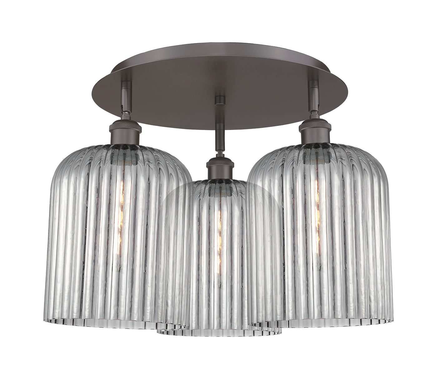 Ballston Semi-Flush Mount Satin Nickel