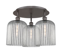 Ballston Semi-Flush Mount Satin Nickel