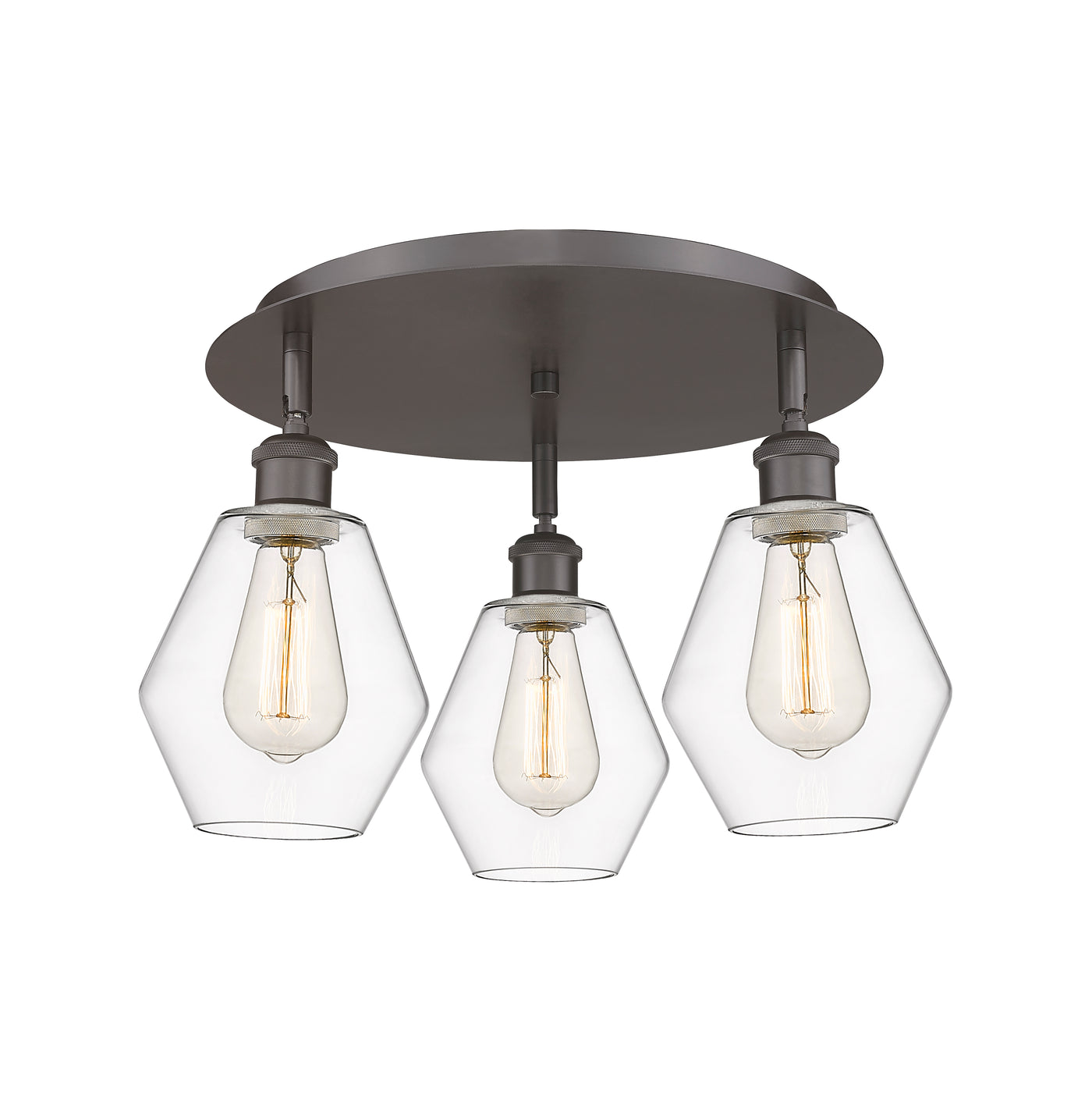 Ballston Semi-Flush Mount Satin Nickel