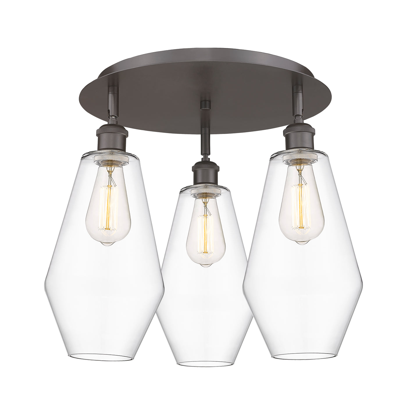 Ballston Semi-Flush Mount Satin Nickel