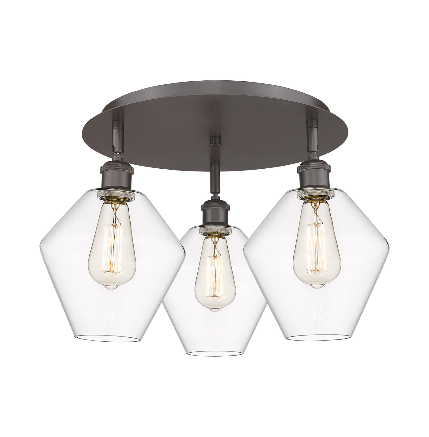 Ballston Semi-Flush Mount Satin Nickel Finish