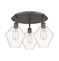 Ballston Semi-Flush Mount Satin Nickel Finish