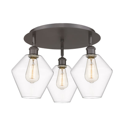Ballston Semi-Flush Mount Satin Nickel Finish