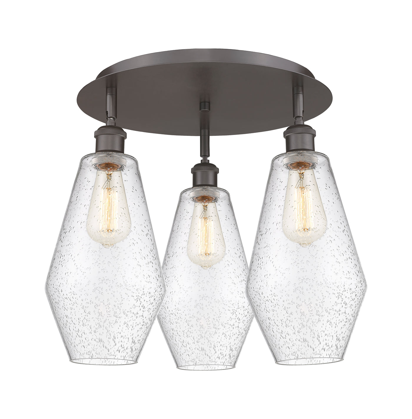 Ballston Semi-Flush Mount Satin Nickel