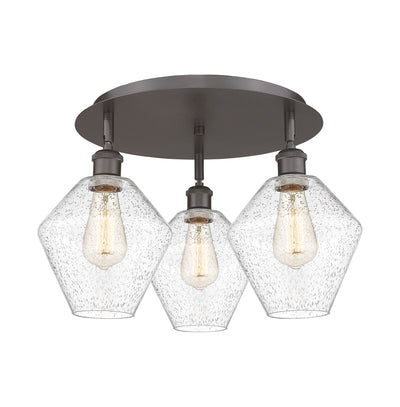 Ballston Semi-Flush Mount Satin Nickel Finish