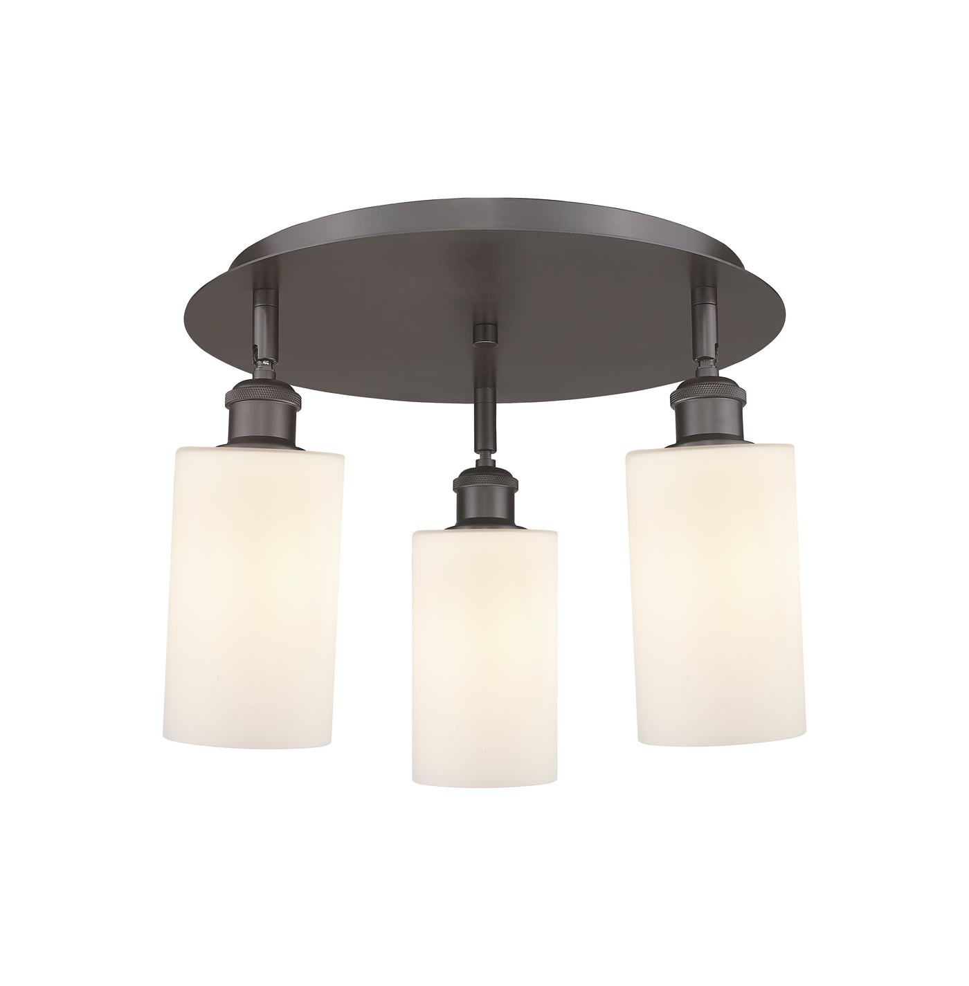 Ballston Semi-Flush Satin Nickel Brass