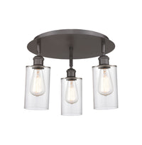 Ballston Semi-Flush Satin Nickel Brass