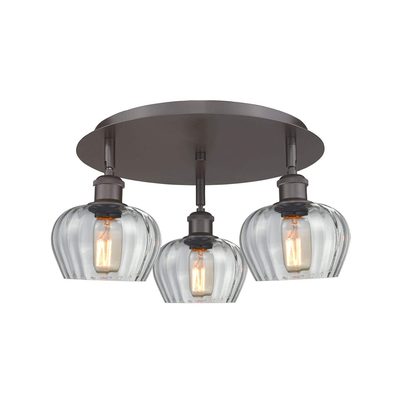 Ballston Semi-Flush Mount Satin Nickel