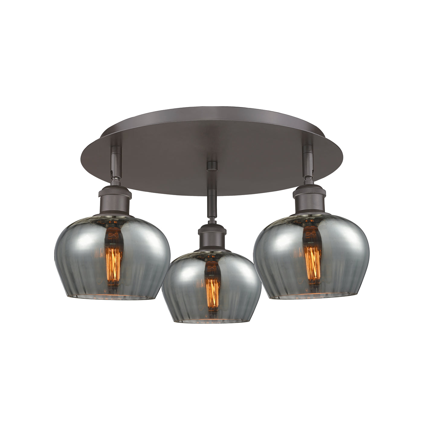 Ballston Semi-Flush Mount Satin Nickel