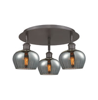 Ballston Semi-Flush Mount Satin Nickel