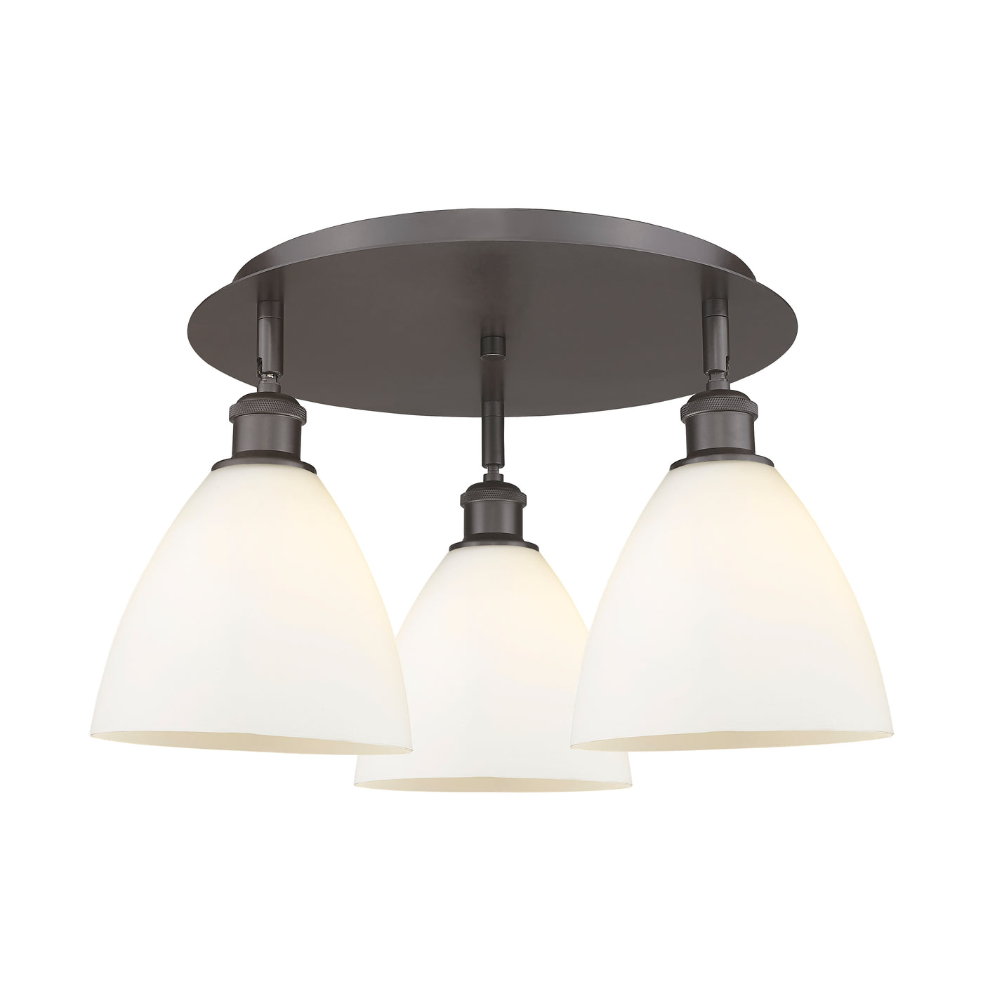 Ballston Semi-Flush Mount Satin Nickel