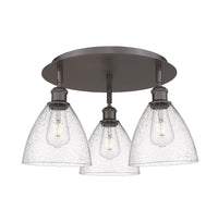 Ballston Semi-Flush Mount Satin Nickel