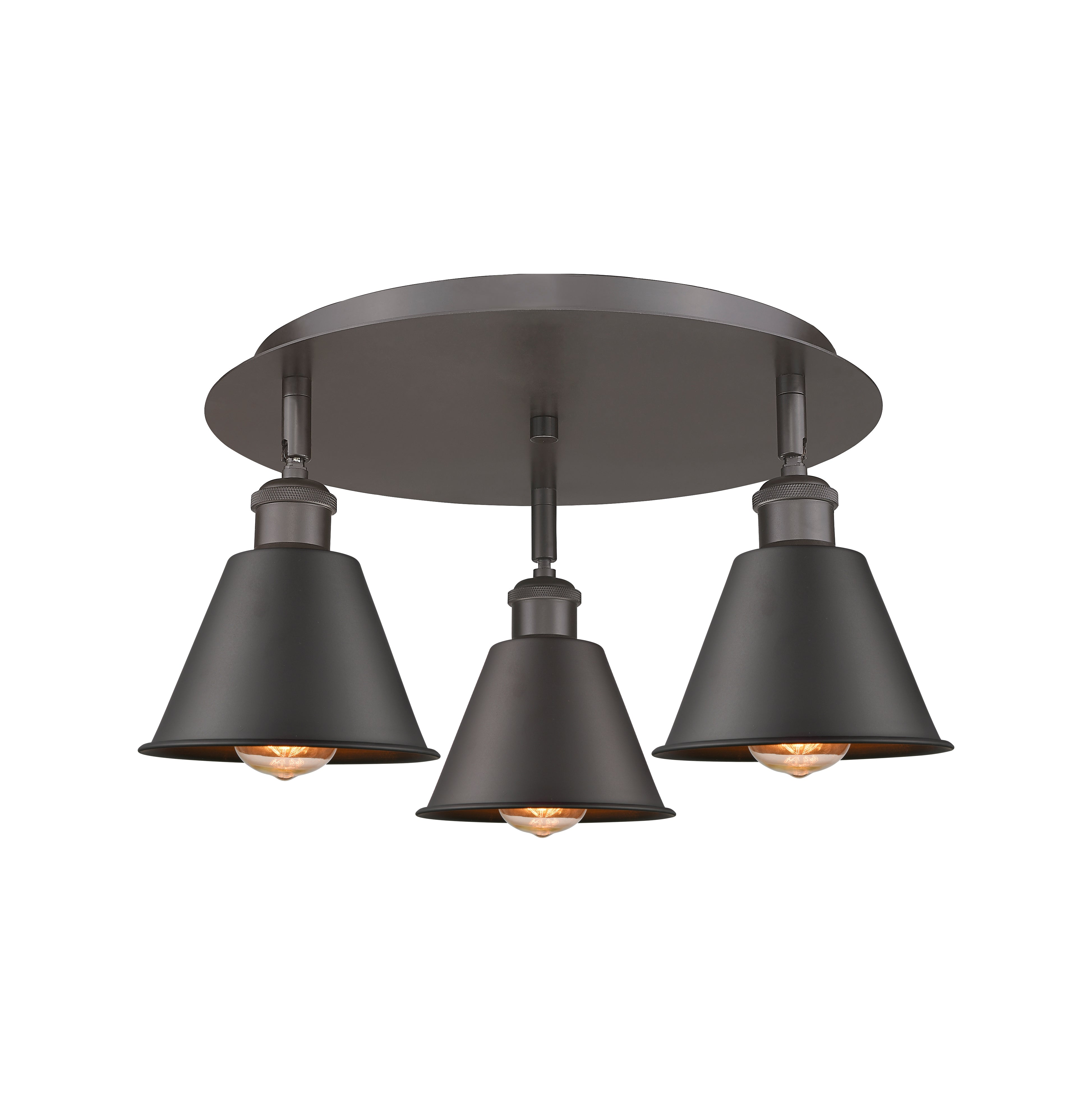 Ballston Semi-Flush Mount Satin Nickel