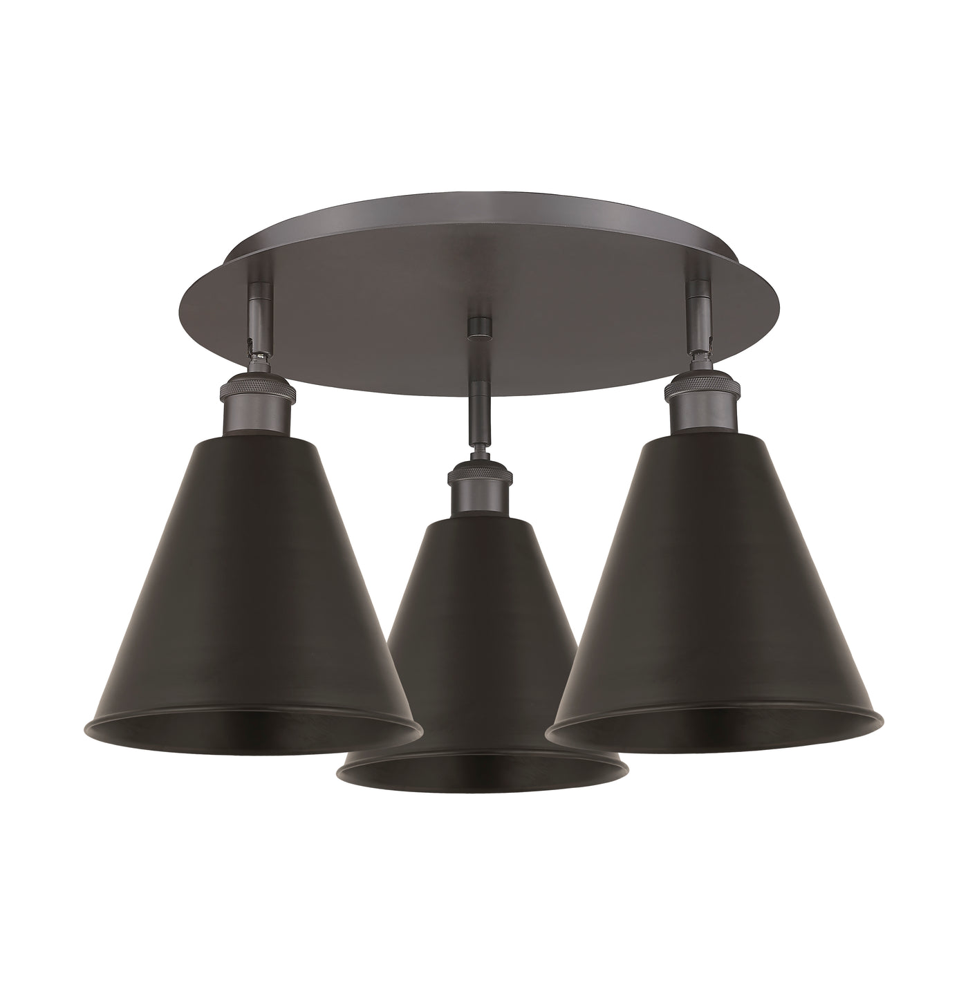 Ballston Semi-Flush Mount Satin Nickel