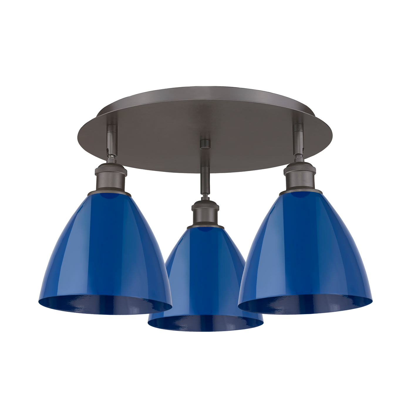 Ballston Semi-Flush Mount Satin Nickel
