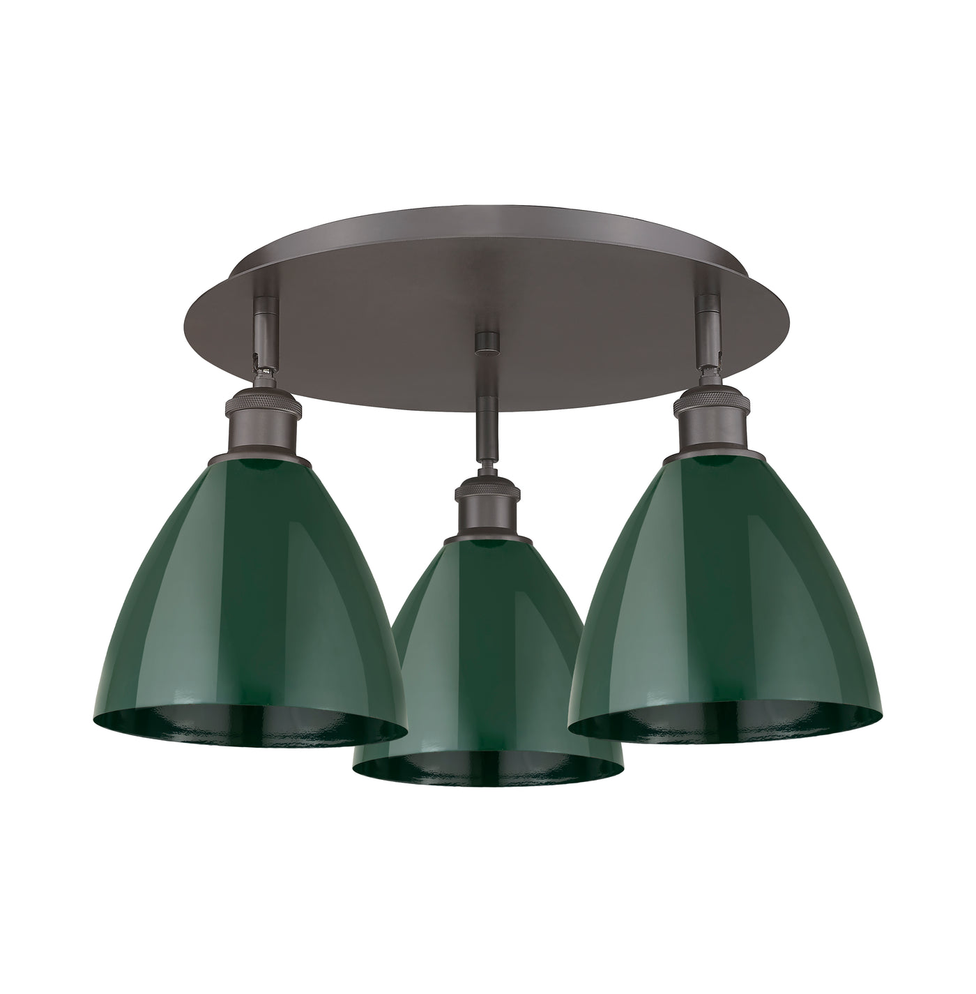 Ballston Semi-Flush Mount Satin Nickel