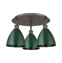 Ballston Semi-Flush Mount Satin Nickel