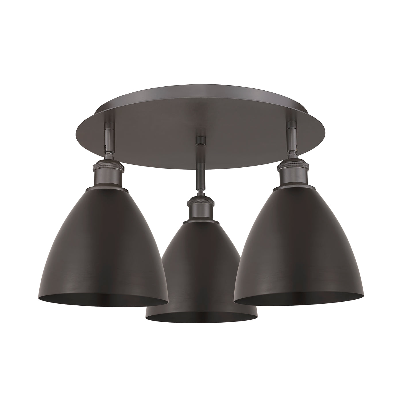 Ballston Semi-Flush Mount Satin Nickel