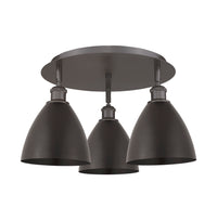 Ballston Semi-Flush Mount Satin Nickel