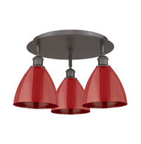 Ballston Semi-Flush Mount Satin Nickel