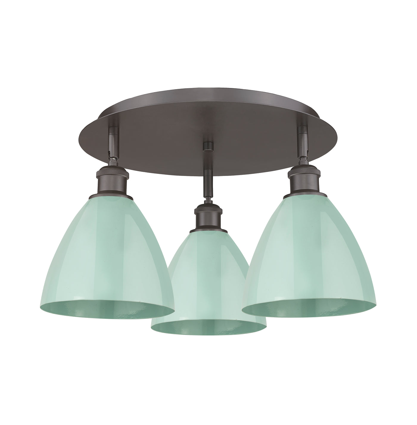 Ballston Semi-Flush Mount Satin Nickel