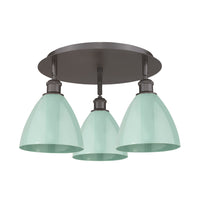Ballston Semi-Flush Mount Satin Nickel