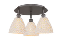 Ballston Semi-Flush Mount Satin Nickel