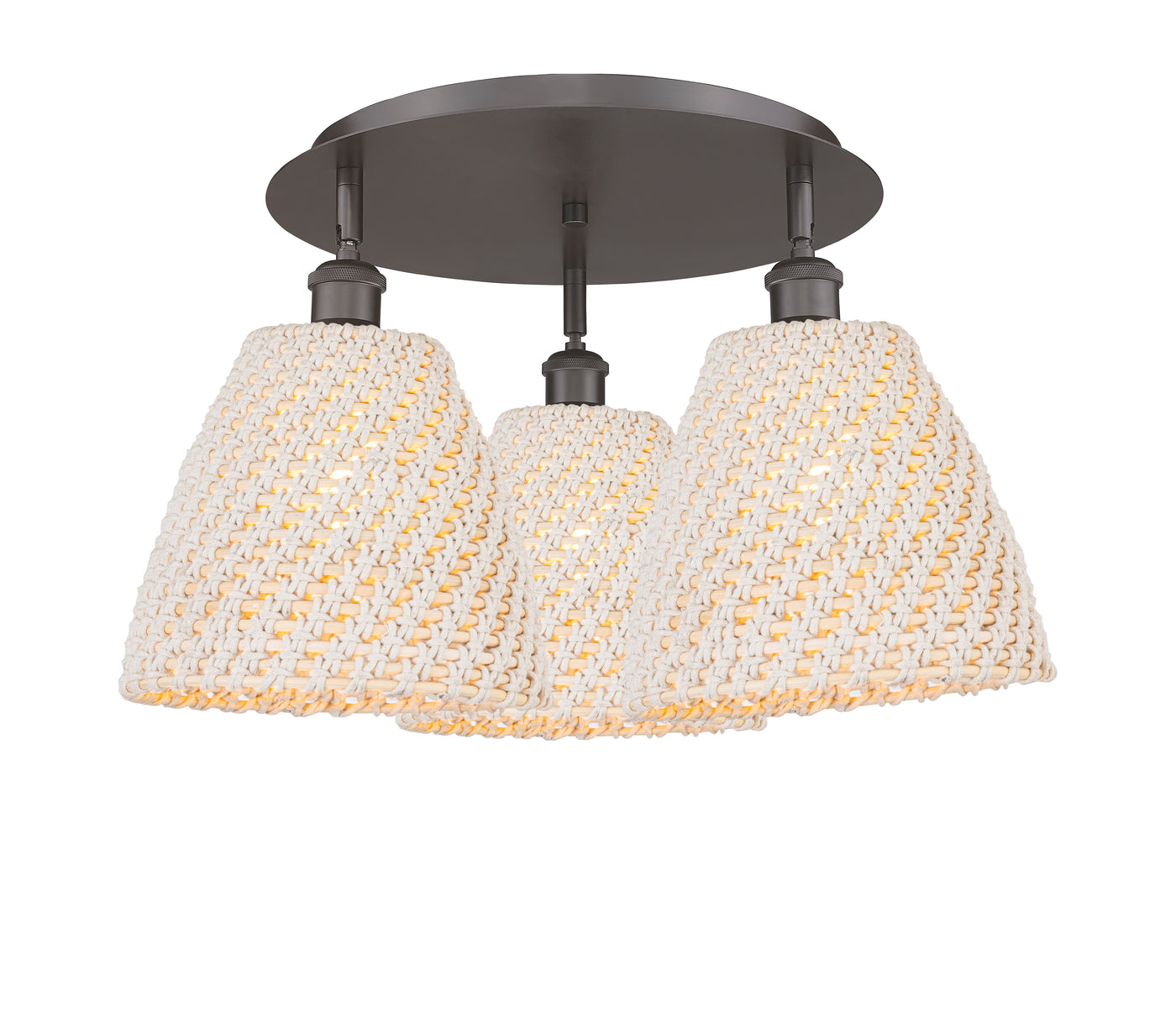 Ballston Semi-Flush Mount Satin Nickel