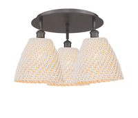 Ballston Semi-Flush Mount Satin Nickel