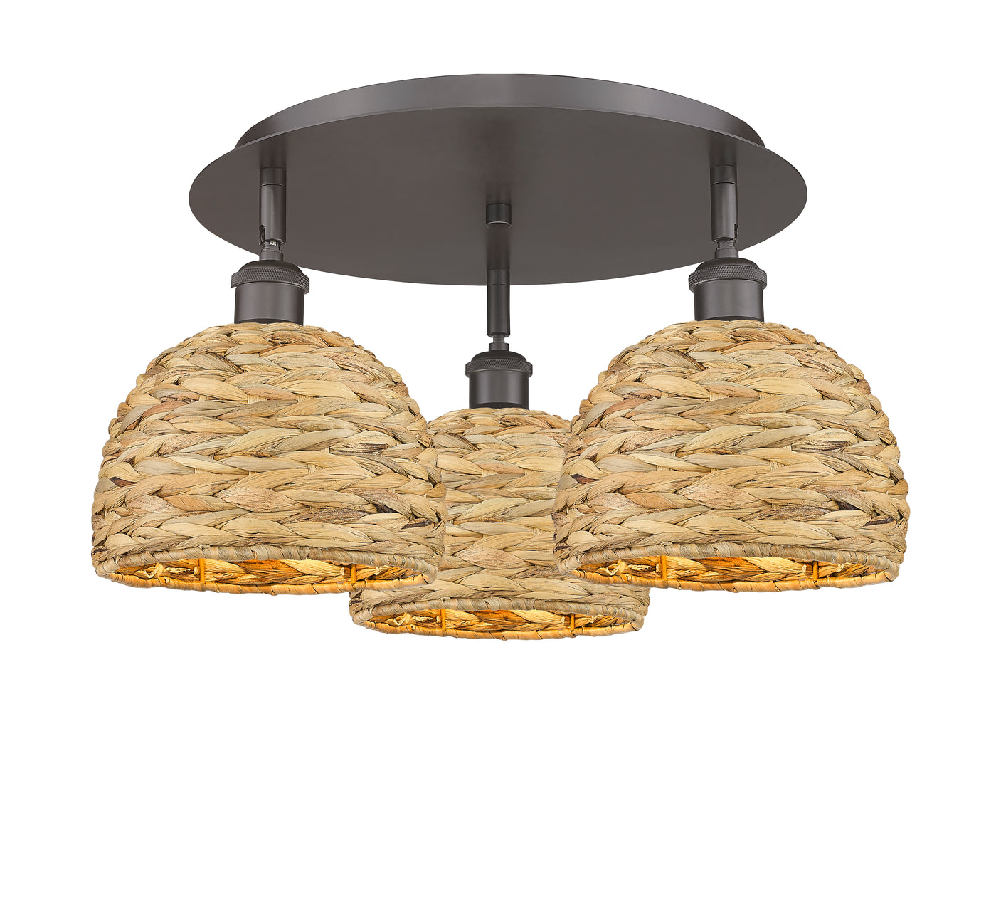 Ballston Semi-Flush Mount Satin Nickel