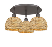 Ballston Semi-Flush Mount Satin Nickel