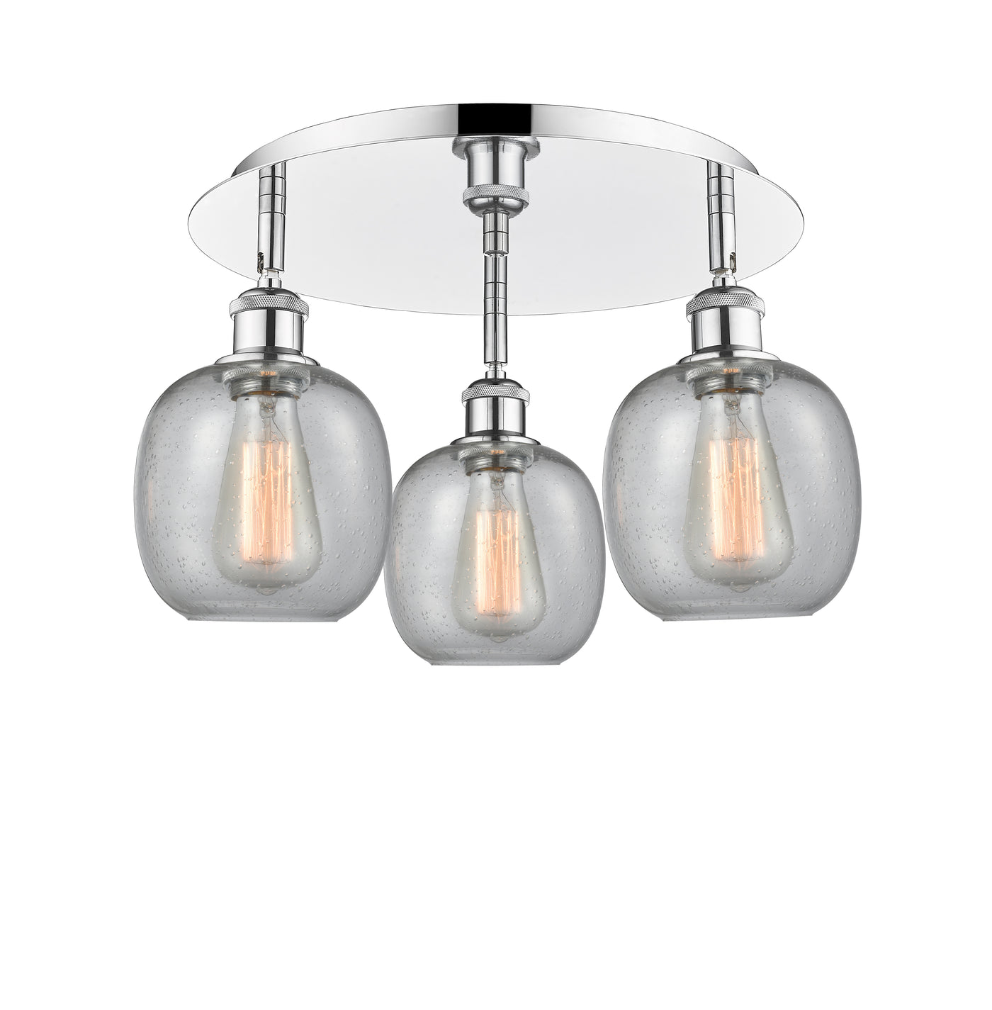 Ballston Semi-Flush Mount Satin Nickel