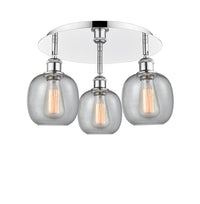 Ballston Semi-Flush Mount Satin Nickel